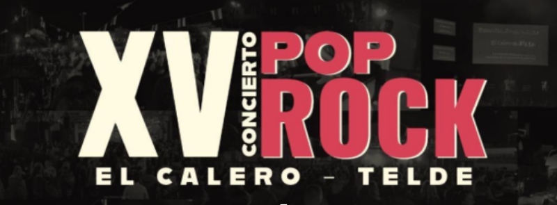 Este miércoles rueda de prensa para presentar la XV Edición del Concierto Pop Rock El Calero-Telde