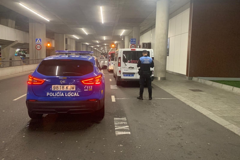 La Policía Local de Telde intensifica los controles en el Aeropuerto