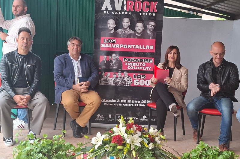 El Director General de Presidencia del Cabildo de Gran Canaria Pablo Rodríguez, presenta la XV edición del Concierto Pop Rock El Calero-Telde