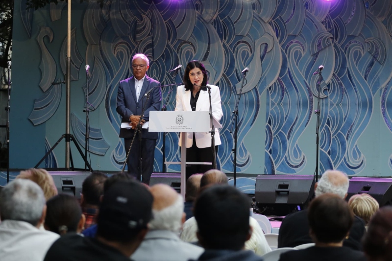 Carolina Darias da inicio a las fiestas del Barranquillo de Don Zoilo con un pregón dedicado a la comunidad vecinal