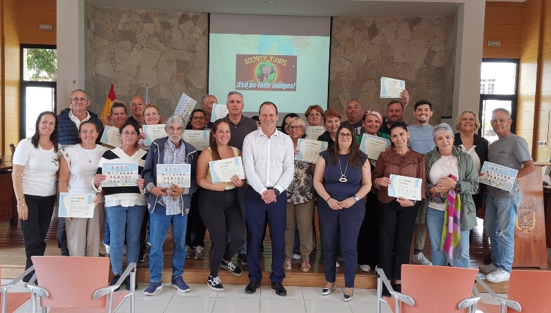 Un total de 28 desempleados finalizan el plan ‘Fórmate’ para facilitar su inserción laboral en Agüimes
