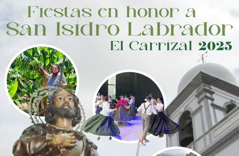 Carrizal celebrará sus fiestas en honor a San Isidro Labrador del 15 al 18 de mayo