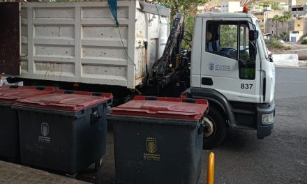 El Ayuntamiento de Las Palmas  instala en otros veinte barrios el punto de acopio transitorio de trastos, enseres y escombros durante el mes de mayo