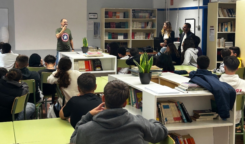 El IES Padre Anchieta acoge un proyecto educativo que combina narración oral, creatividad y ‘mindfulness’