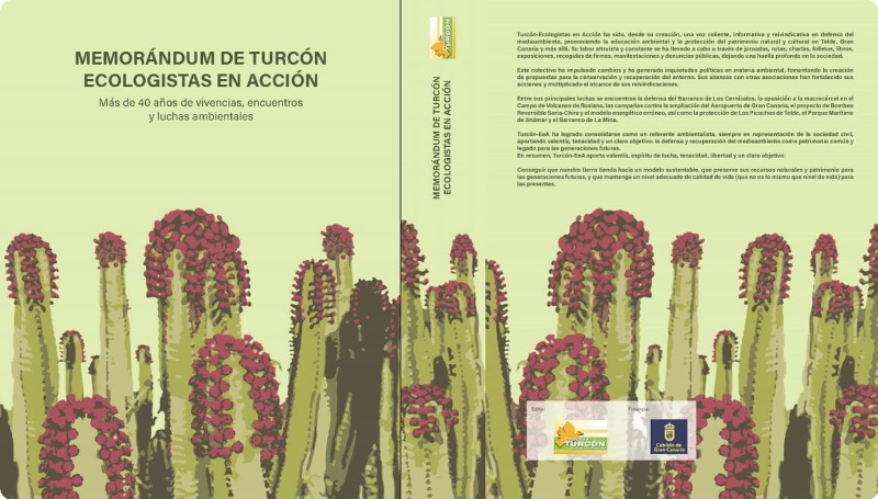 El Colectivo Turcón presentará a los medios de comunicación su “Memorándum de Turcón-Ecologistas en Acción: Más de 40 años de vivencias, encuentros y luchas ambientales”