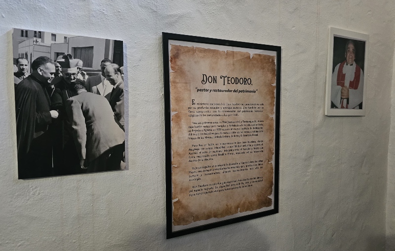 El Centro Municipal de Artesanía y Turismo de Telde acoge una exposición sobre el párroco Teodoro Rodríguez