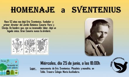 Telde recuerda a Eric Sventenius con un sencillo acto y posterior ofrecimiento floral