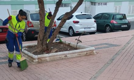 Telde refuerza las labores de limpieza en San José de Las Longueras con una actuación intensiva