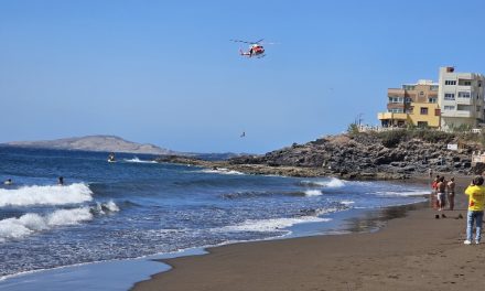 Las banderas azules en las playas de Telde cumplen 25 años y la ciudad lo celebra con un simulacro en Melenara