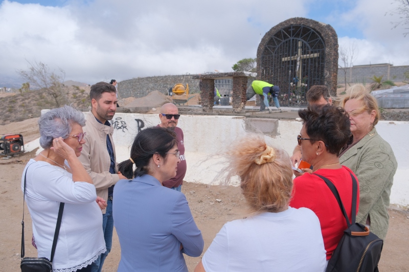 El Ayuntamiento de Las Palmas comienza los trabajos de mejora en el entorno del Mirador del Cristo en El Lasso