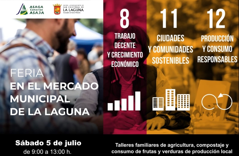 La Feria Rural Joven de La Laguna acerca lo mejor del sector agrario del municipio a la ciudadanía