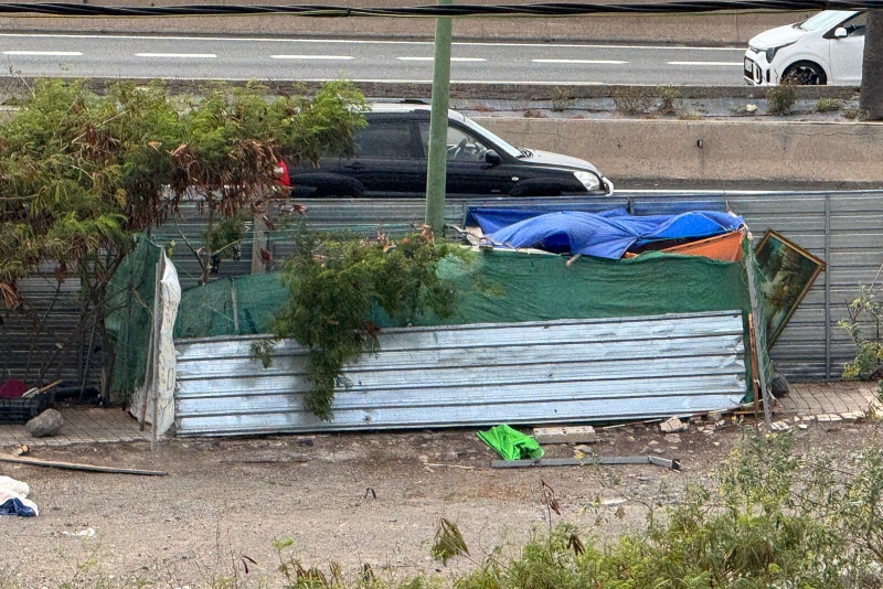 El PP denuncia que los solares abandonados de la MetroGuagua en la capital grancanaria se han convertido en focos de infraviviendas y exclusión social