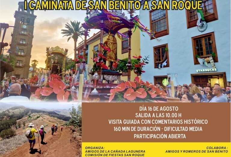 La Laguna acoge este sábado la primera caminata de San Benito a San Roque
