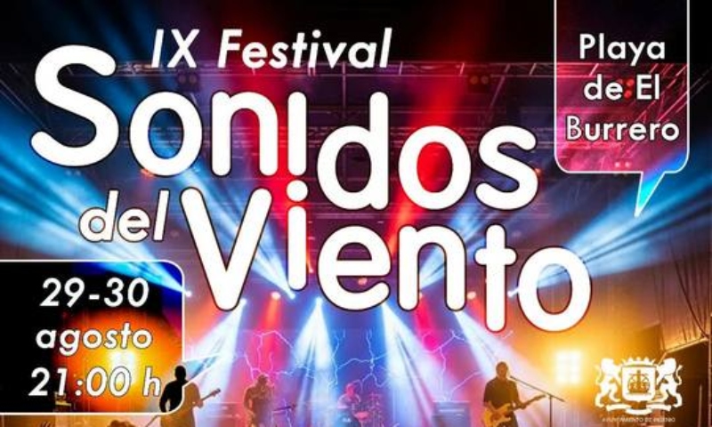 La playa de El Burrero celebra la novena edición de su festival de verano ‘Sonidos del Viento’