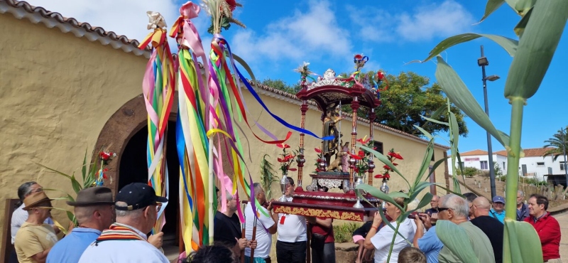 El núcleo lagunero de San Roque acoge este domingo una nueva edición de su tradicional Romería