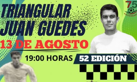 52ª edición del Triangular Juan Guedes este miércoles 13 de agosto