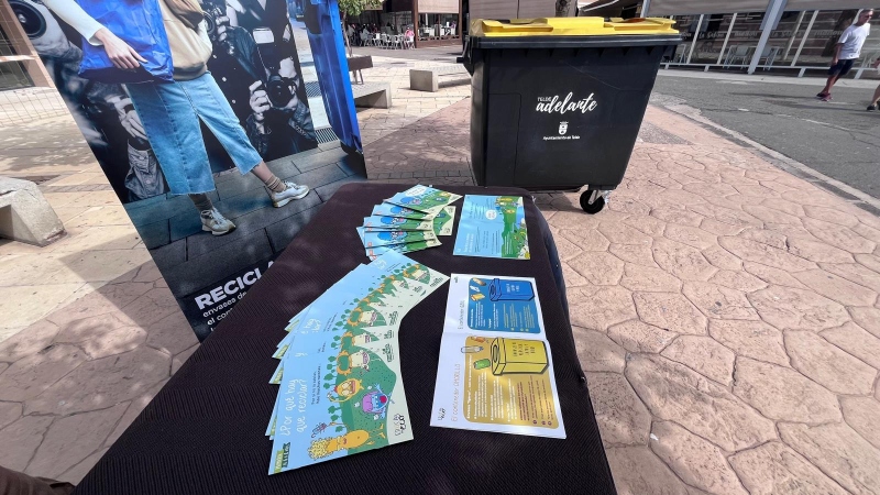 La Garita (Telde), acoge un stand sobre el reciclaje durante el fin de semana