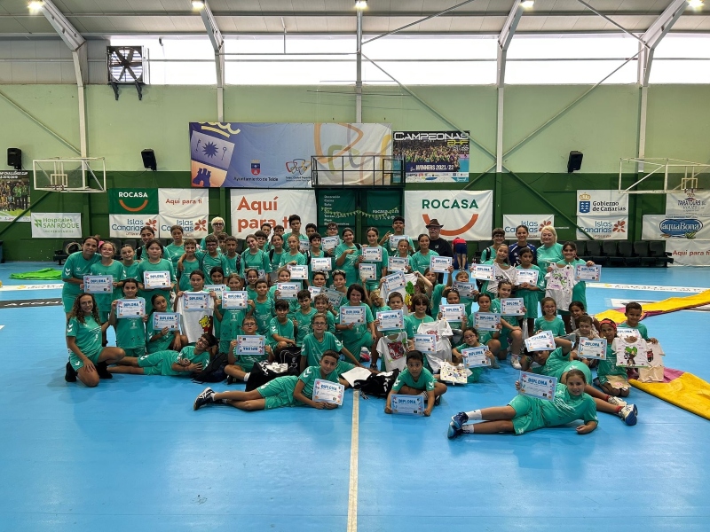 El Club Balonmano Remudas de Telde clausura la XXXII edición del Campus de Verano Antonio Moreno