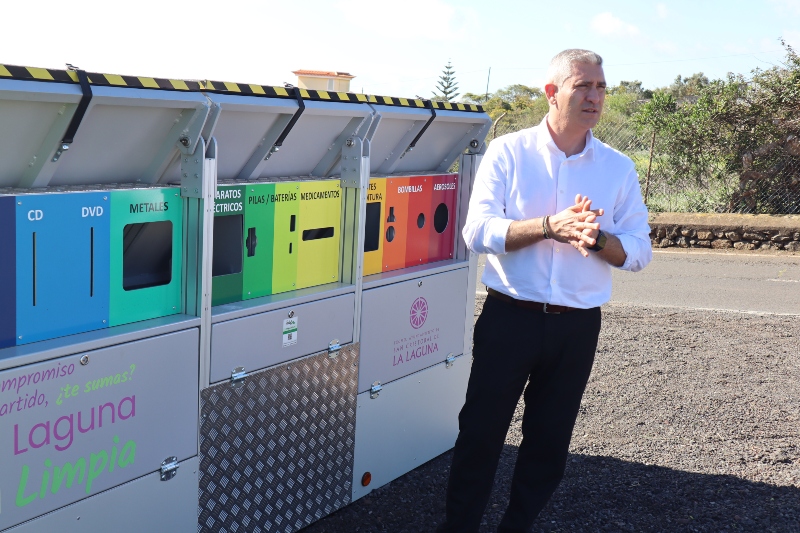 Los minipuntos limpios itinerantes llegan en agosto a Tejina, Guamasa y Anchieta para facilitar el reciclaje de residuos contaminantes
