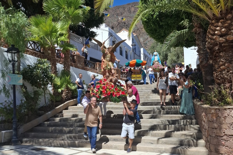 Temisas celebra su día grande de las fiestas en honor a San Miguel Arcángel