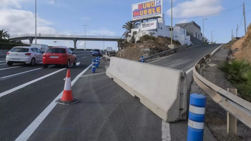 La Pardilla se manifiesta este lunes para recuperar la entrada y salida a la GC-1