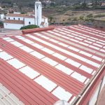 El Ayuntamiento de La Laguna finaliza las obras de acondicionamiento de la cubierta del pabellón de Valle de Guerra