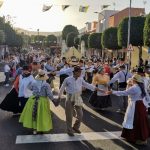 El folclore y la tradición toman las calles del casco de Agüimes por la Romería del Rosario