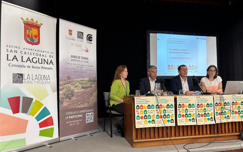 La Laguna une a expertos, responsables públicos y entidades para debatir sobre planificación territorial sostenible y alimentación