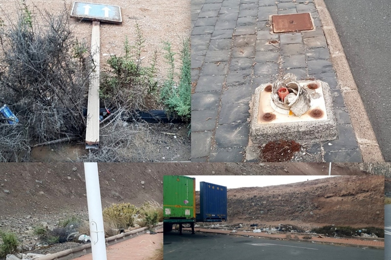 El Ayuntamiento de Telde debe intervenir para acabar con el basurero existente en  la trasera del C.C. Las Terrazas