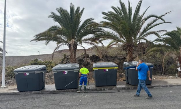 Telde instala 239 nuevos contenedores de basura en el Valle de Jinámar