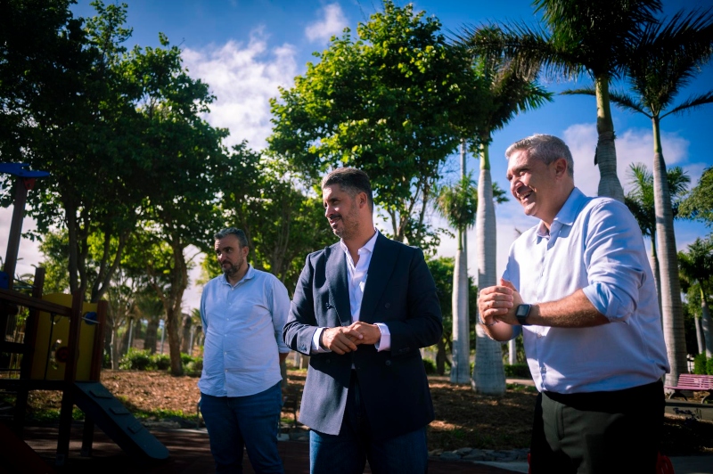 El Parque de Los Andenes en La Laguna se transforma en un espacio más verde, accesible y familiar tras su rehabilitación integral