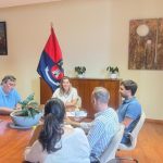 La concejala de Playas se reúne en Telde con el  consejero delegado de  Gestur Canarias