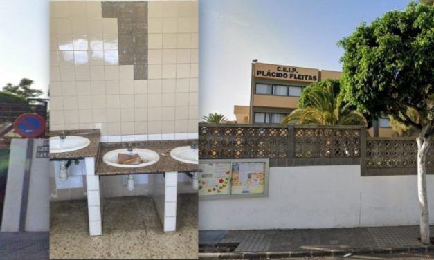 El CEIP Plácido Fleitas agoniza en ruinas mientras el alcalde de Telde y el concejal de educación ‘escurren el bulto’