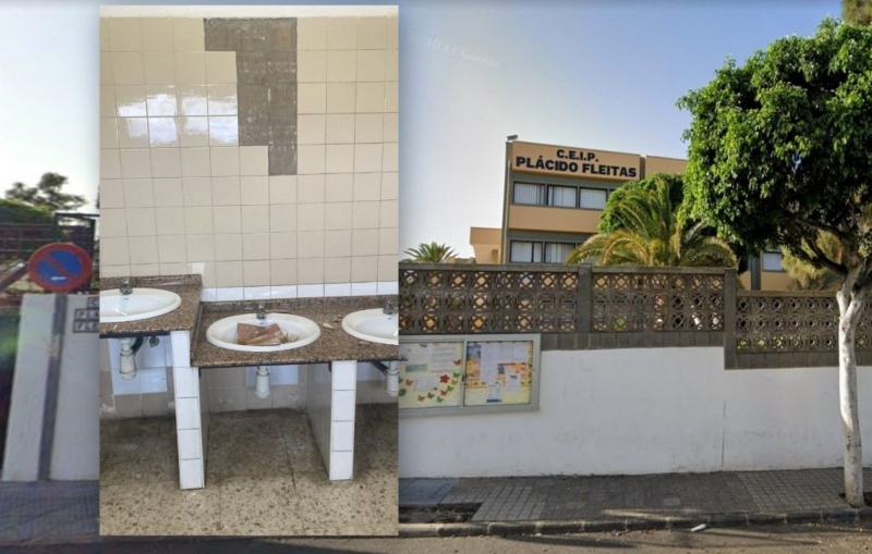 El CEIP Plácido Fleitas agoniza en ruinas mientras el alcalde de Telde y el concejal de educación ‘escurren el bulto’