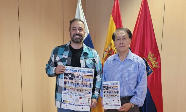 El alcalde de Telde muestra su apoyo a la 43 Gran Exhibición Tae Kwon-do y Hap Ki-do de este sábado