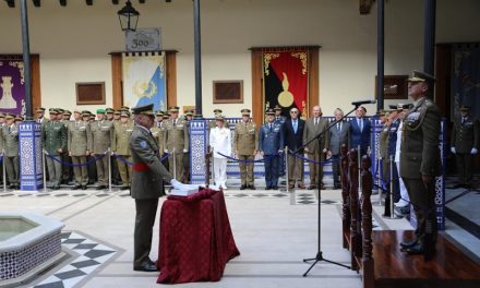 El general Pardo de Santayana toma posesión de la Jefatura del Estado Mayor del Mando de Canarias