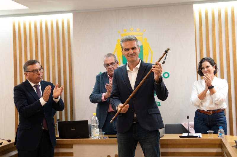 Juan Carlos Hernández Atta flamante alcalde de Valsequillo