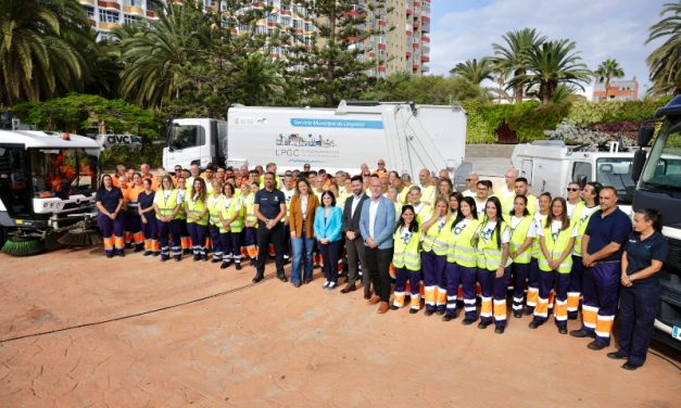 El Ayuntamiento de Las Palmas refuerza la higiene urbana con 420 efectivos más y 40 vehículos nuevos