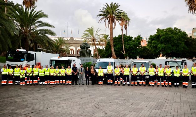El Ayuntamiento de Las Palmas  inicia el nuevo contrato de limpieza con los primeros refuerzos de personal 