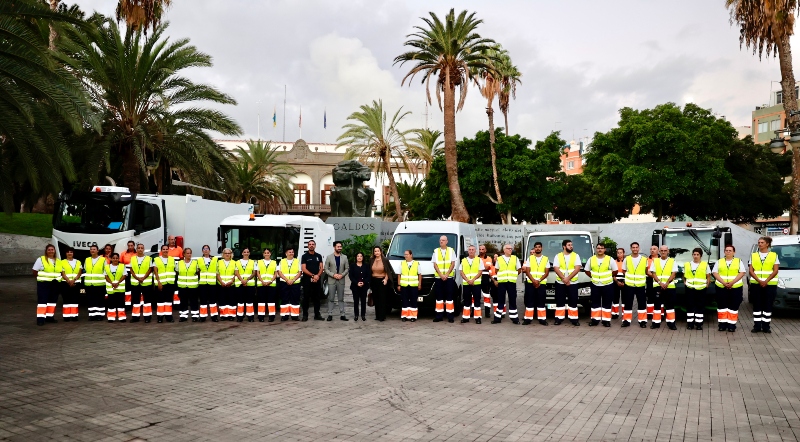 El Ayuntamiento de Las Palmas  inicia el nuevo contrato de limpieza con los primeros refuerzos de personal 