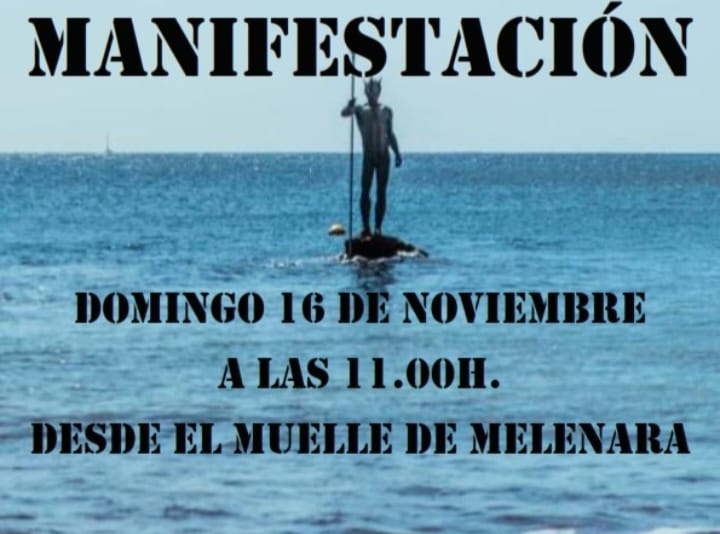 La Asociación de Vecinos Meclasa (Telde), llama a participar este domingo  en la manifestación por un mar limpio y libre de jaulas marinas