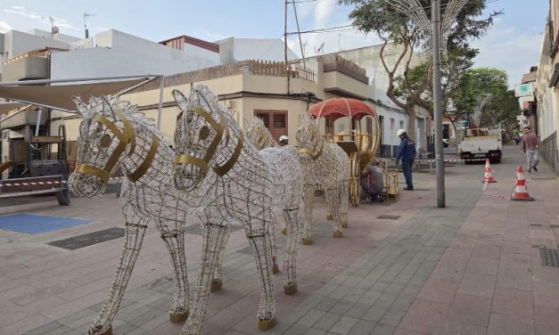 La Concejalía de Alumbrado de Telde ultima los detalles de la ‘Ruta de la Navidad 2025’