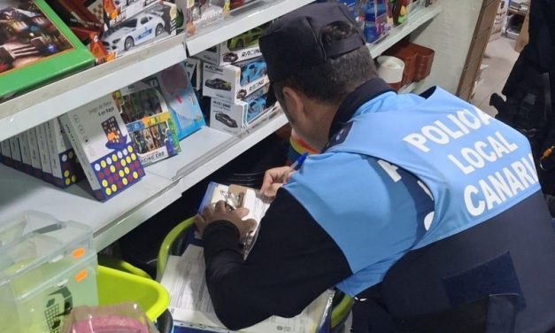 La Policía Local  de La laguna activa una campaña de inspección de establecimientos para garantizar que los juguetes a la venta cumplen las normas de seguridad