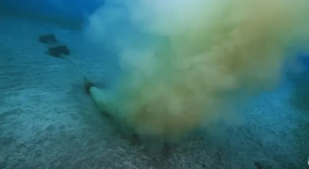 Urgente informe sobre el estado del emisario submarino 222