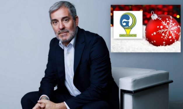 El presidente del Gobierno de Canarias, Fernando Clavijo, destaca la labor informativa de Ondaguanche en su mensaje de Navidad