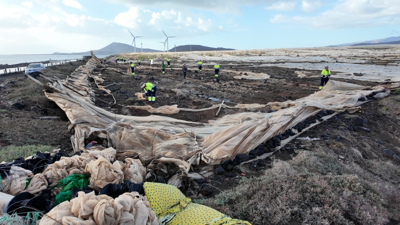 La Mancomunidad del Sureste presenta en El Burrero los avances del plan de limpieza de invernaderos abandonados y mejora ambiental de la comarca