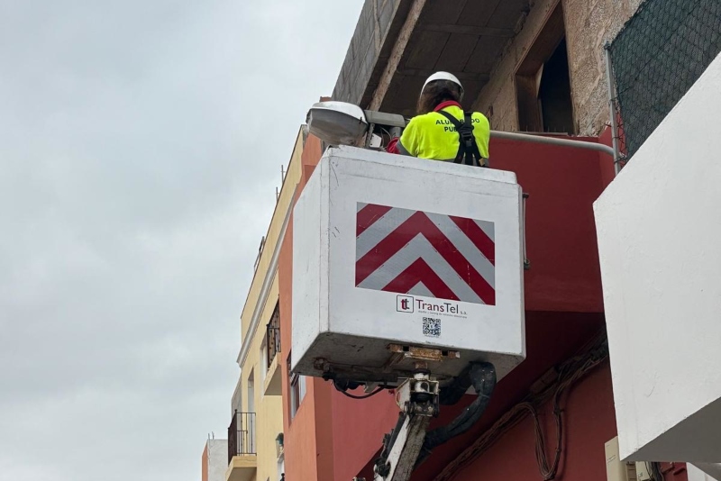 Avanza la modernización del alumbrado público con la sustitución a LED en varias zonas de El Carrizal (Ingenio)