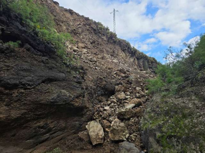 El Barranco Real de Telde sepultado por las obras de la planta fotovoltaica “La Herradura”