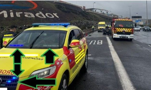 Posible caso de usurpación de funciones en un accidente de tráfico ocurrido en la GC-1