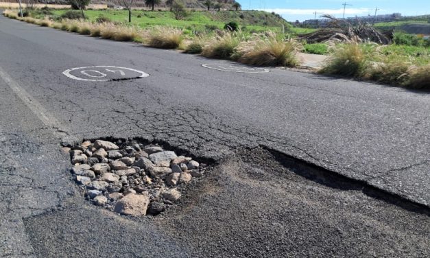 VOX Telde denuncia el grave estado de las carreteras y aceras en Eucaliptos II y exige una actuación inmediata